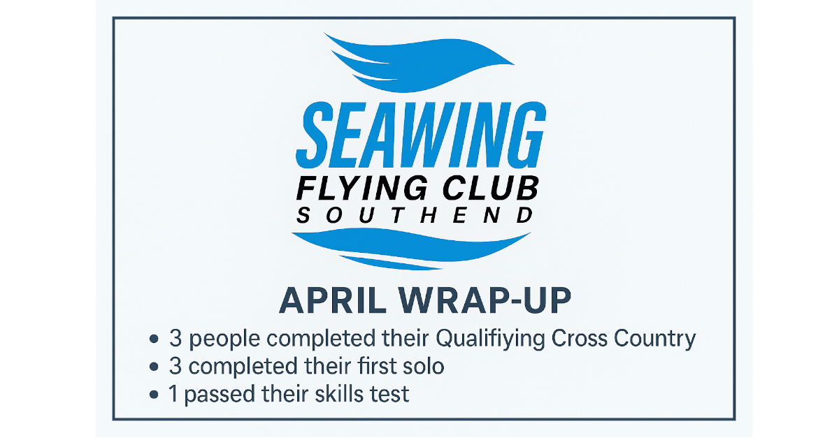 Read more about the article April Wrap Up – Soaring Success at Seawing Flying Club Southend