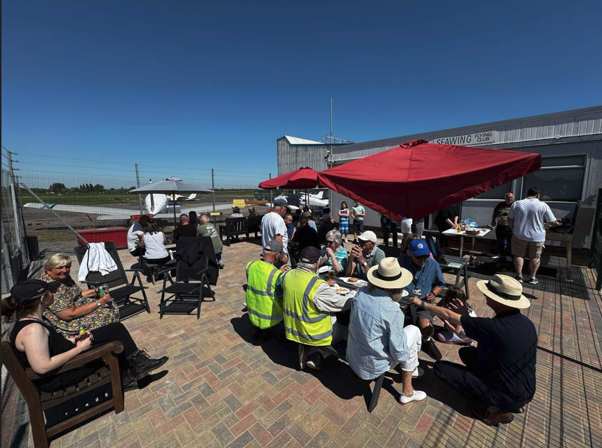 Read more about the article Seawing Flying Club’s VE Day BBQ Draws Big Crowd