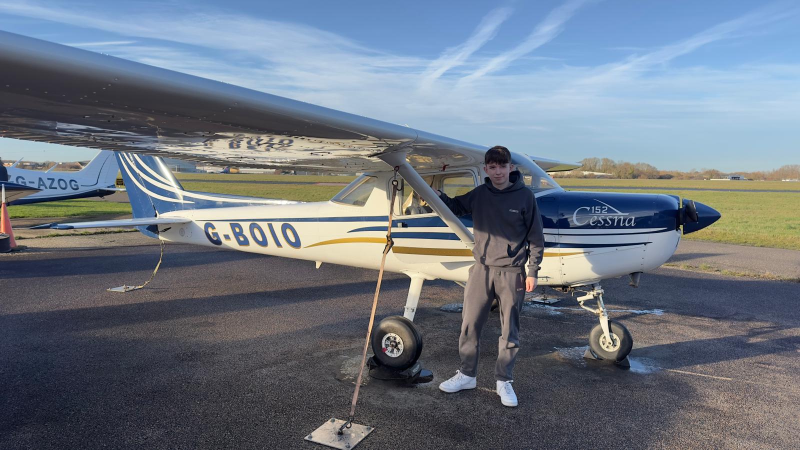 You are currently viewing Congratulations to Cooper Parsons on completing his First Solo!